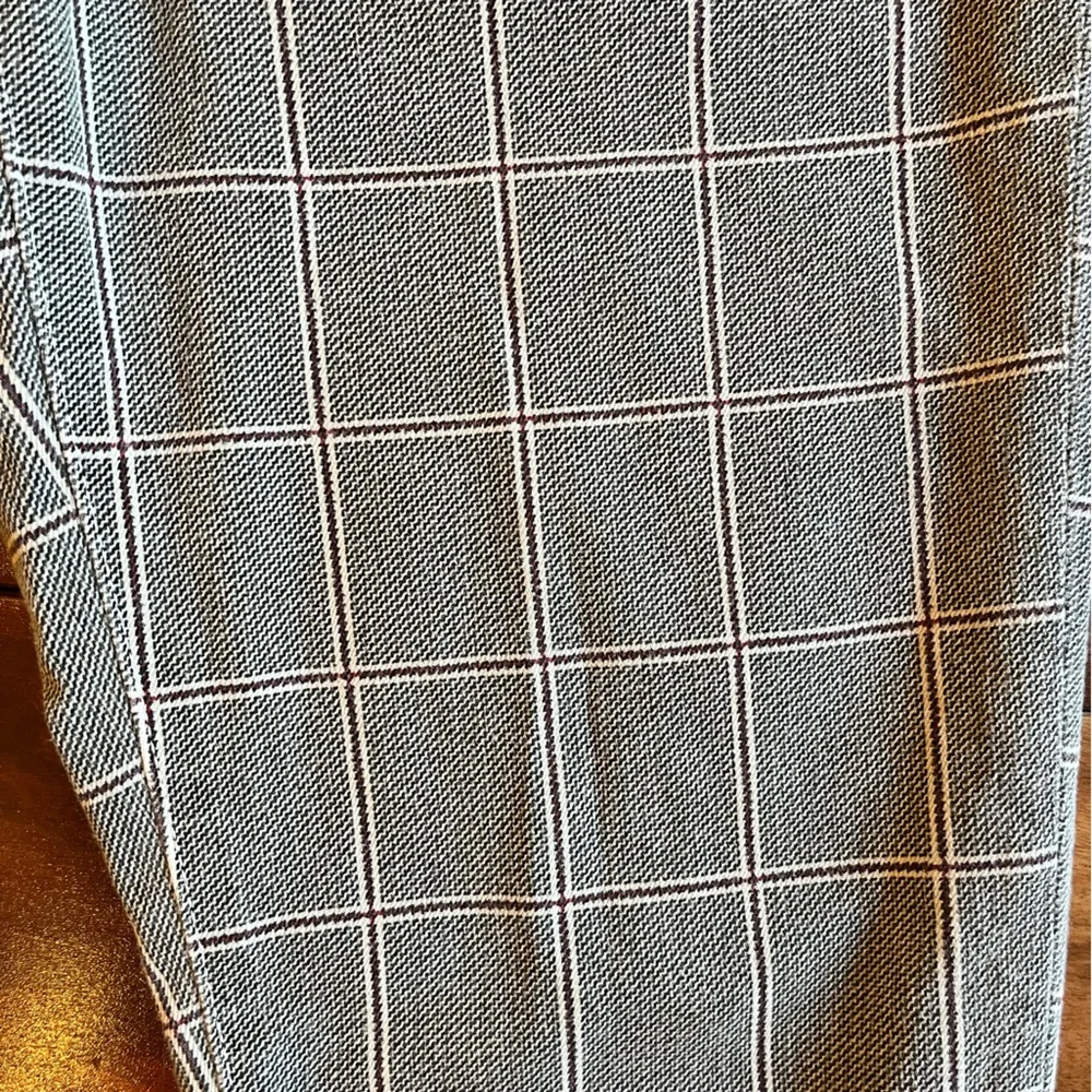 Frame Le High Skinny‎ Crop Jeans in Windowpane Plaid - Picture 5 of 7